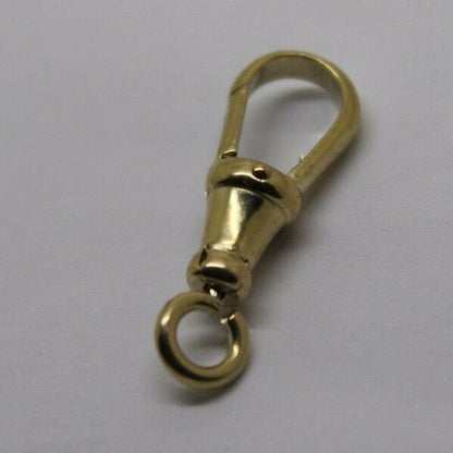 Kaedesigns 9ct Yellow or Rose Gold 375 Albert Swivel Clasp 25mm Size + Jumpring