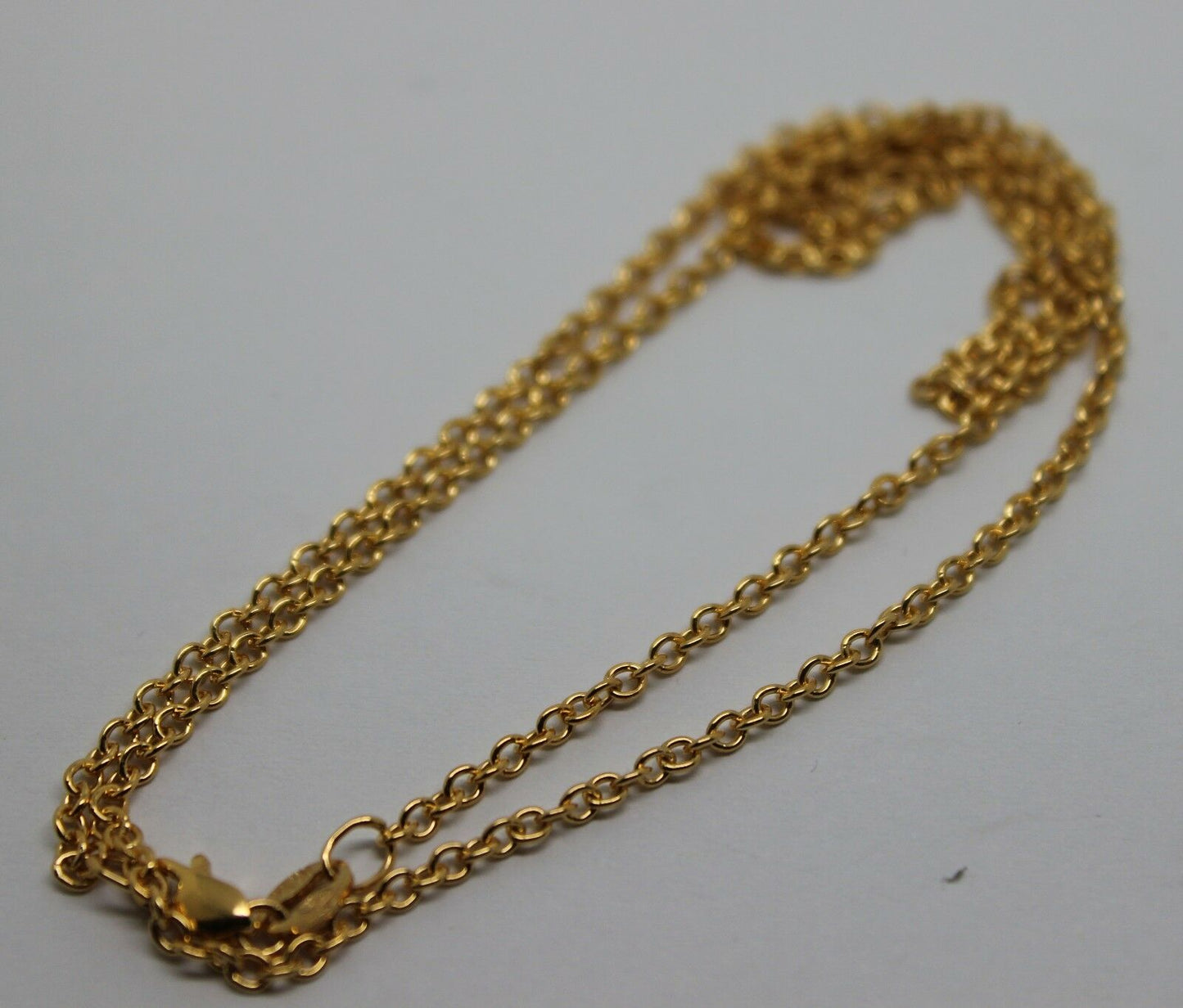 Genuine 9ct 9k Yellow Gold Round Belcher Chain Necklace in many sizes.