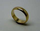 Genuine Kaedesigns Heavy Solid 9ct 9kt Yellow, Rose or White Gold 5mm Wedding Band Ring Size O