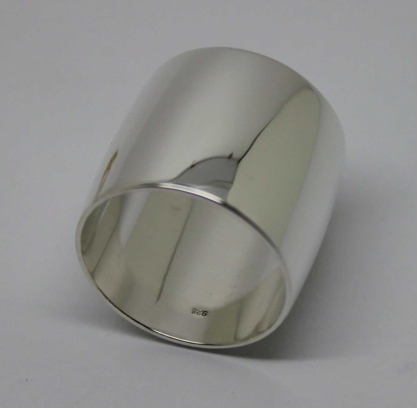 Genuine New Solid Sterling Silver Full Solid 20mm Extra Wide Band Ring