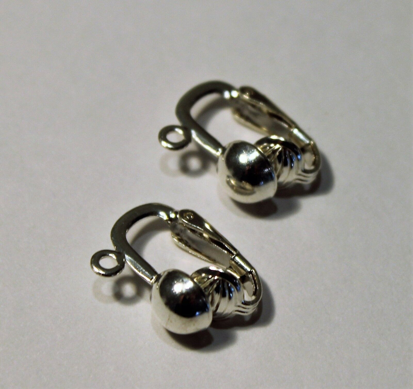 Sterling Silver 6mm Half Ball Clip On's Continental Clip Hooks