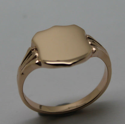 Kaedesigns, New Genuine New 9ct Solid Gold Large Signet Ring In Your Size 4553