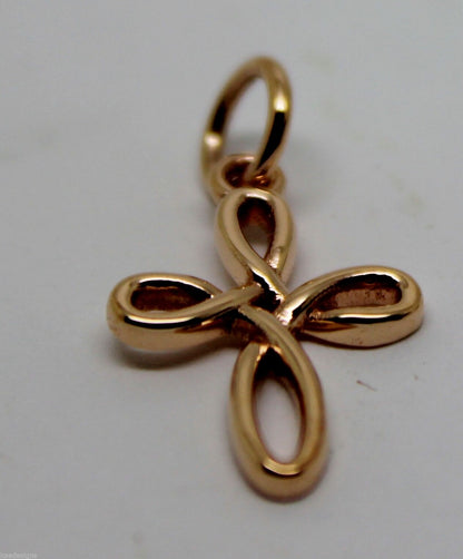 Kaedesigns New Small 9ct 9K Delicate Yellow, Rose or White Gold Celtic Cross Pendant