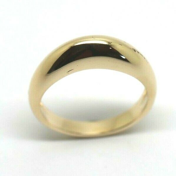 New Genuine Solid 9ct White Or Rose Or Yellow Gold High 5mm Dome Ring Your Size M