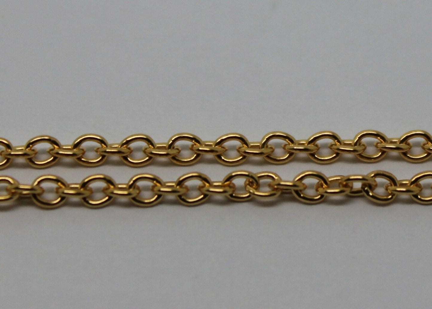 Genuine 9ct Yellow Gold Belcher Chain Necklace 50cm 2.8 grams