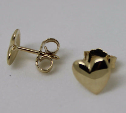 Kaedesigns New 9ct 9Kt Solid Yellow, Rose or White Gold Stud Small Heart Earrings