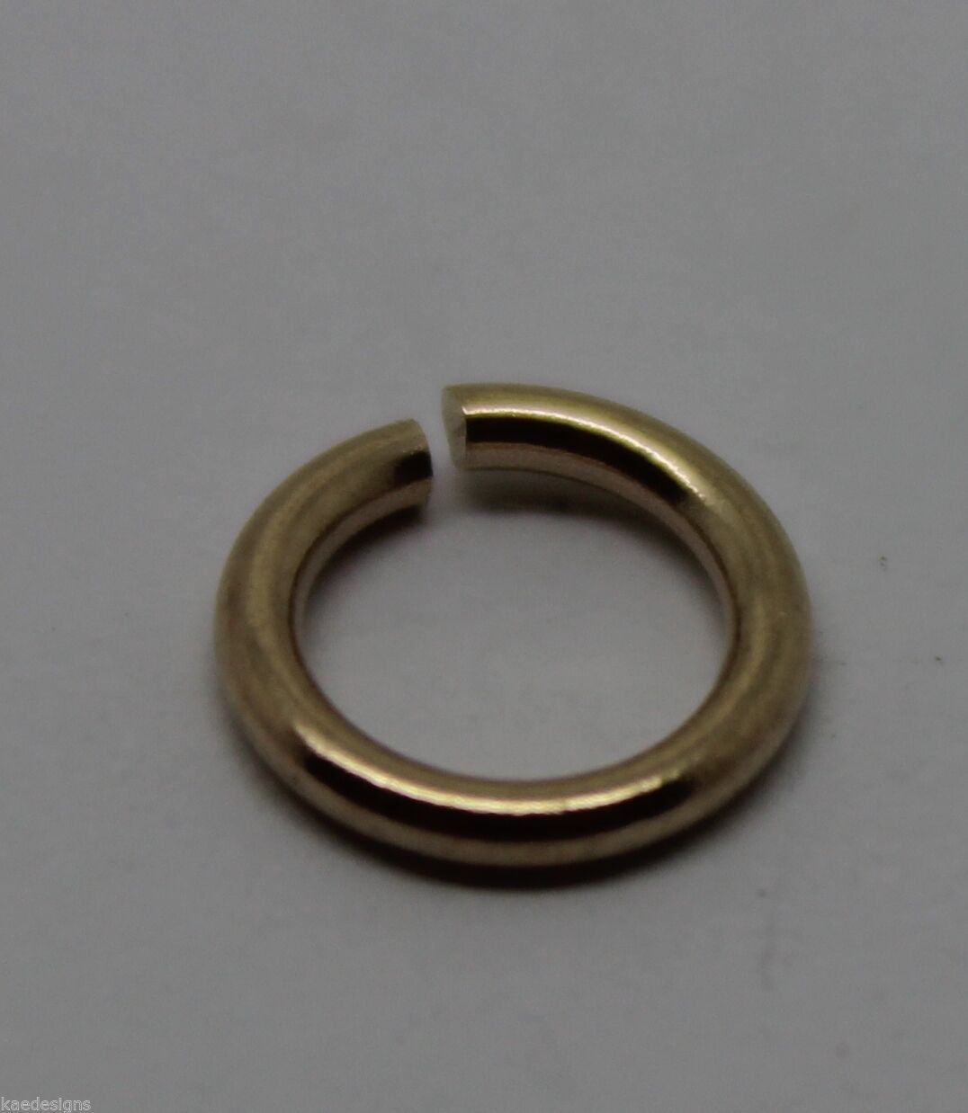 Genuine 18ct Yellow, Rose or White GOLD, many sizes OPEN JUMP RING