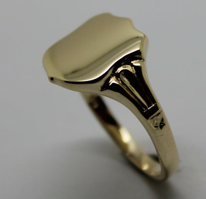 Kaedesigns, New Genuine New 9ct Solid Gold Large Signet Ring In Your Size 4553