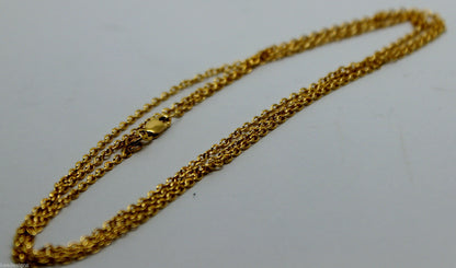 Genuine 9ct 9k Yellow Gold Belcher Chain Necklace 70cm 3.8grams