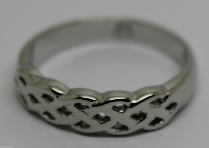 Kaedesigns,Genuine 9ct White, Rose Or White Gold Large Celtic Ring In Your Size