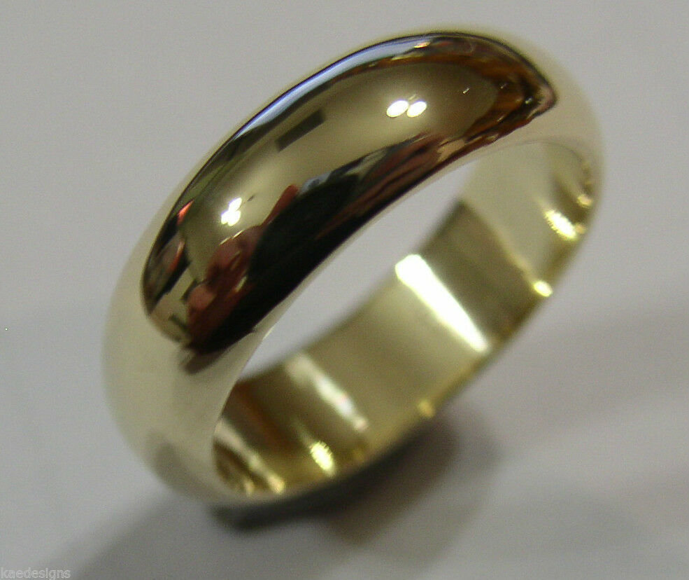 5mm Genuine Solid 9ct Yellow/White/Rose Gold Wedding Band Ring Size N/7- Z+4/15