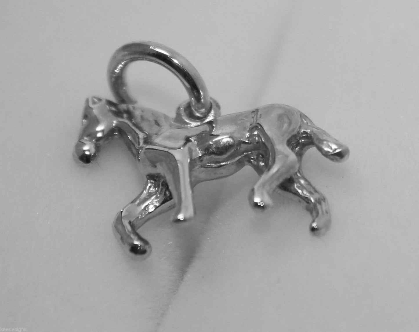 Kaedesigns, New Genuine Sterling Silver Solid Horse Pendant Or Charm