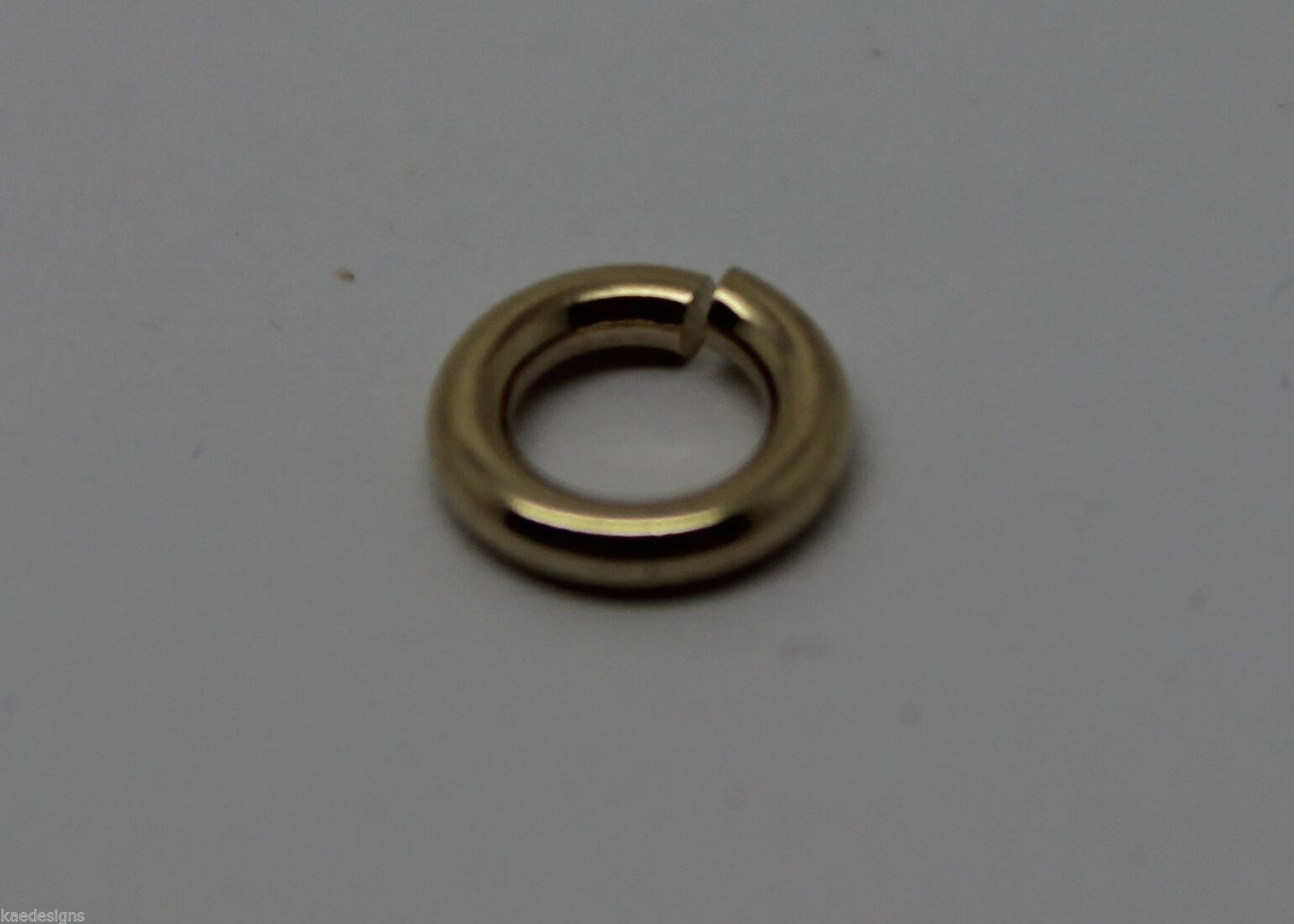 Genuine 18ct Yellow, Rose or White GOLD, many sizes OPEN JUMP RING