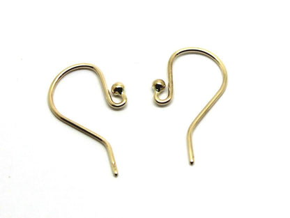 18ct 750 Yellow Gold Shepherd Hooks To Make You Own Earrings!