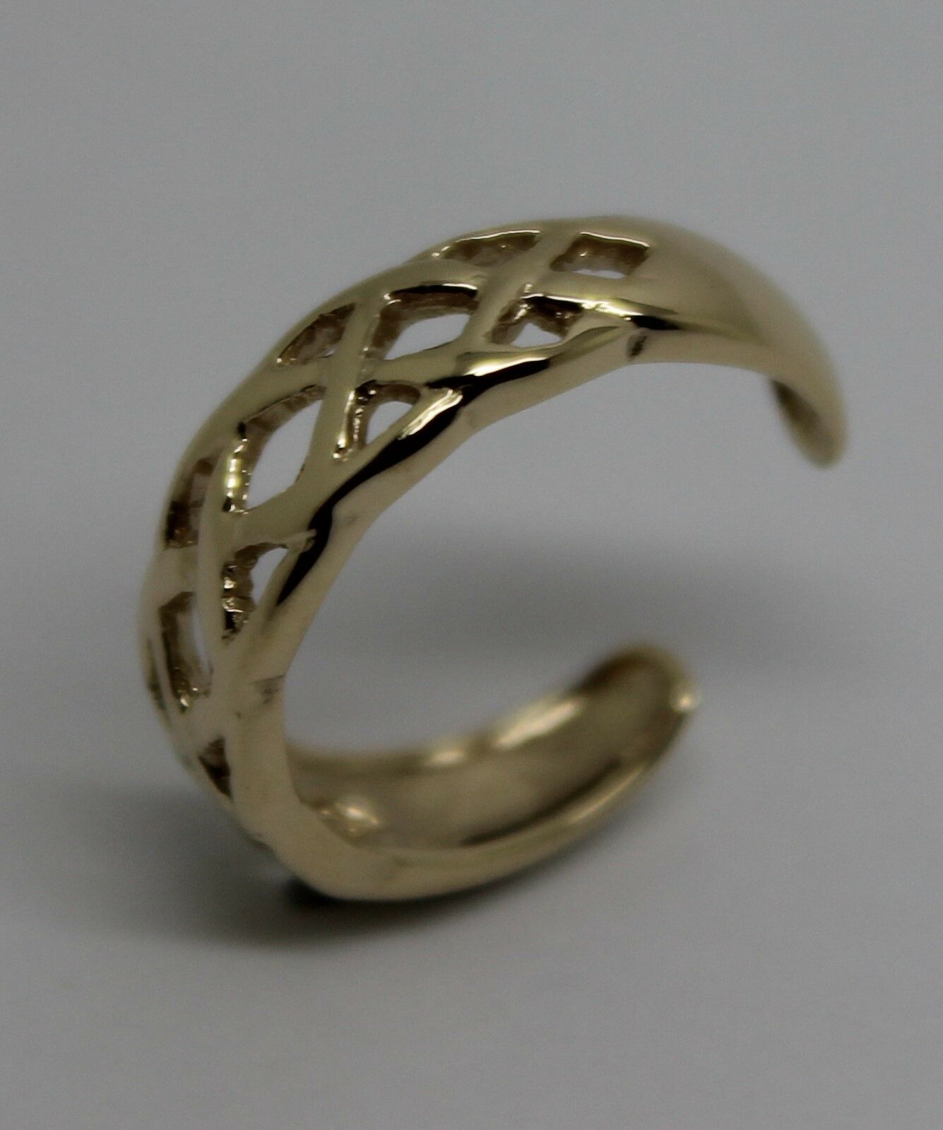 Kaedesigns New Genuine  Solid 9ct 9kt Yellow, Rose or White Gold Celtic Weave Toe Ring 432