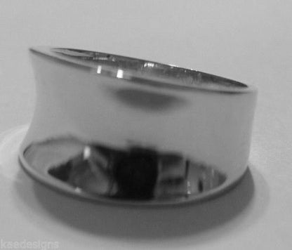 Kaedesigns, New Genuine Full Solid Sterling Silver Concave Dome Ring 250