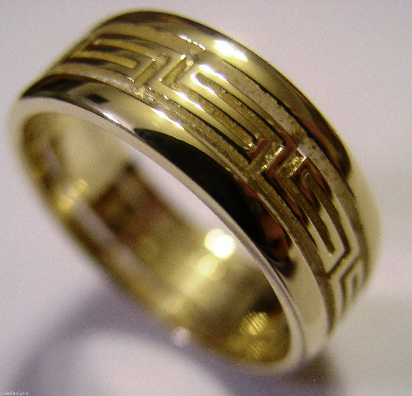 Kaedesigns, New Genuine Heavy 9ct 375 Solid Gold Large Celtic Ring In Your Size