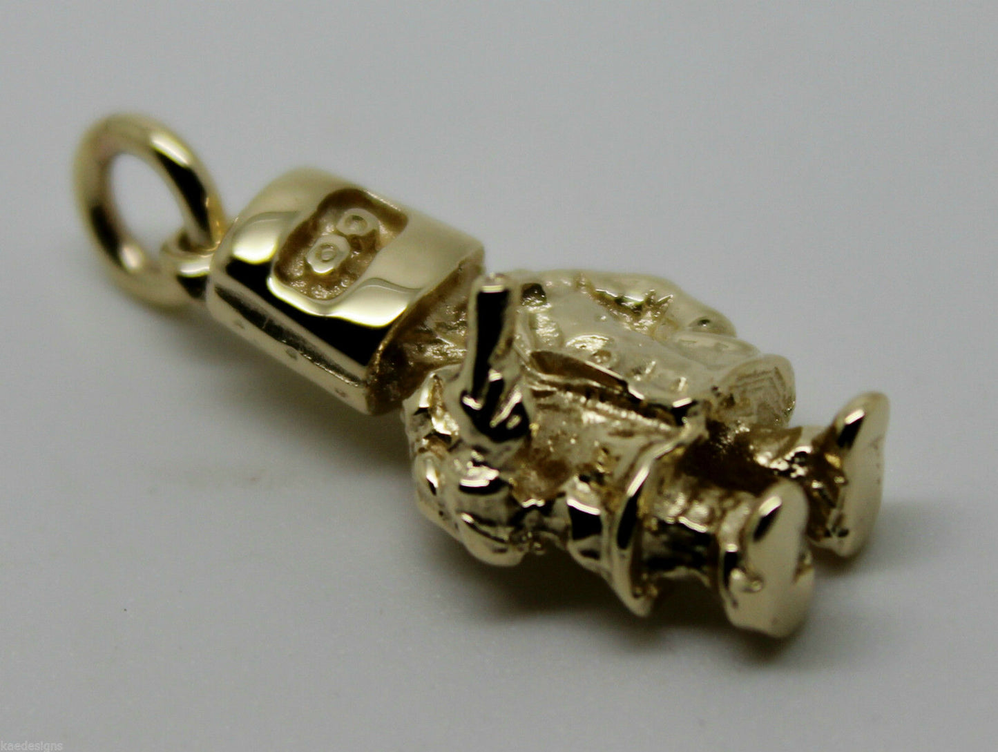 Kaedesigns New Heavy 9ct Yellow, Rose or White Gold / 375 Solid Ned Kelly Pendant