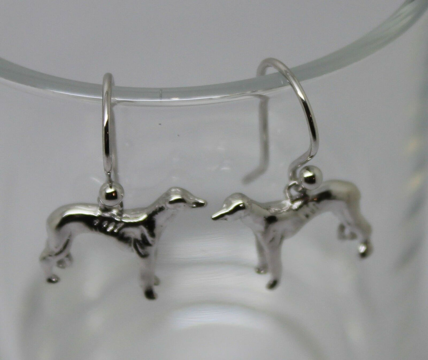 Kaedesigns Genuine New 9ct 9k Solid Yellow, Rose or White Gold Greyhound Earrings