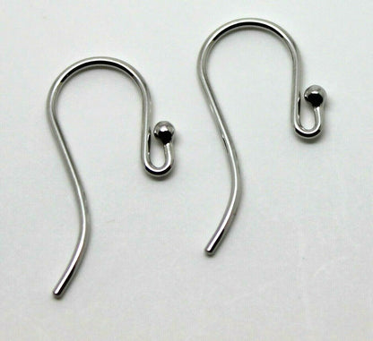 Kaedesigns New Genuine  925 Sterling Silver Shepherd Hooks For Earrings