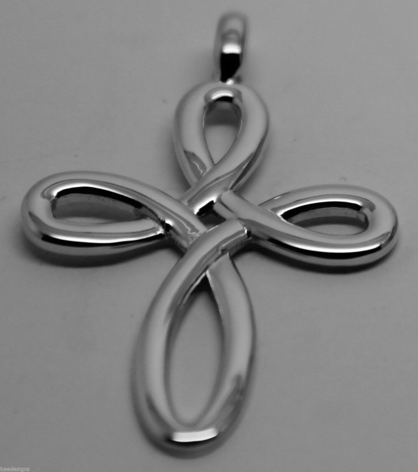 Kaedesigns New Solid Large Sterling Silver 925 Celtic Cross Pendant