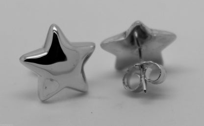 Kaedesigns, 9ct Yellow Or White Or Rose Gold Bubble Drop Star Stud Earrings