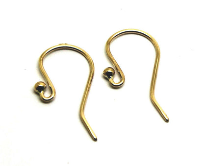 18ct 750 Yellow Gold Shepherd Hooks To Make You Own Earrings!