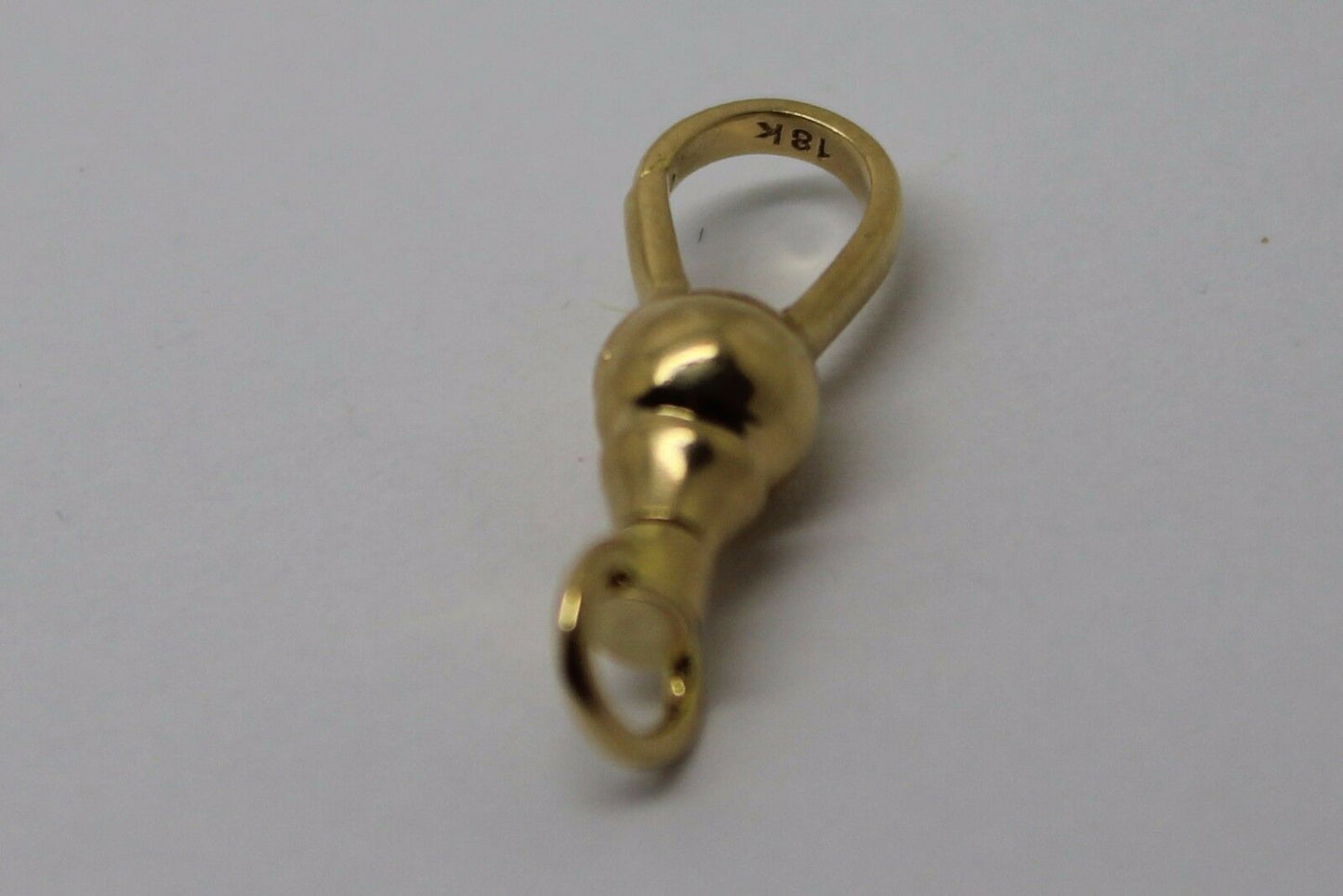 Genuine 18ct, 9ct Yellow or Rose Gold Ball Swivel Clasp 19mm, 22mm or 24mm