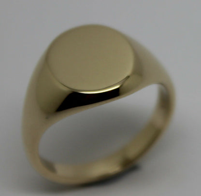 Kaedesigns Genuine Size O 1/2 9kt 9ct Yellow, Rose or White Gold Full Solid Heavy Signet Ring 318