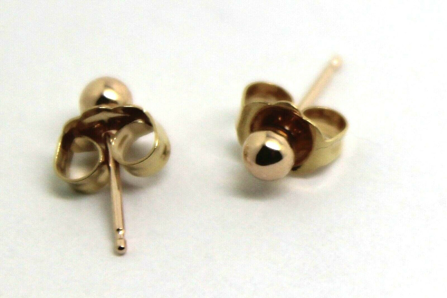 Kaedesigns, New 9ct 9k Yellow Gold 3mm Stud Ball Earrings