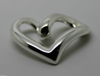 Kaedesigns Genuine New Full Solid Genuine Sterling Silver Heart Pendant