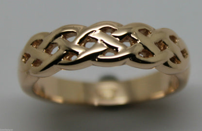 Kaedesigns,Genuine 9ct White, Rose Or White Gold Large Celtic Ring In Your Size