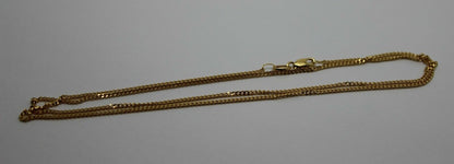 Genuine 9ct Yellow Gold Kerb Curb Chain Necklace 50cm 4.1 grams