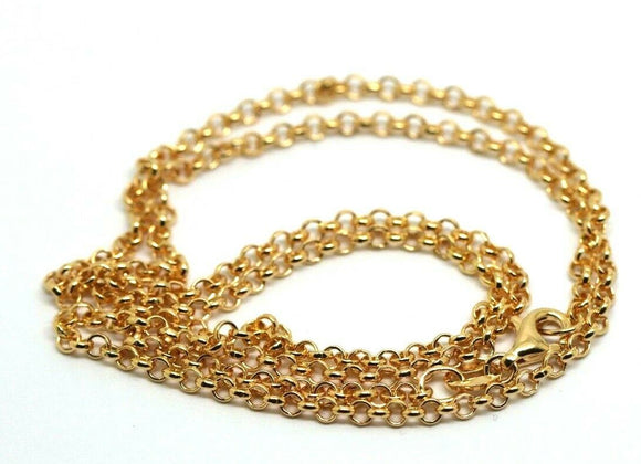 9ct Yellow Gold Belcher Chain Necklace 50cm 5.6 grams Free Express Post In Oz
