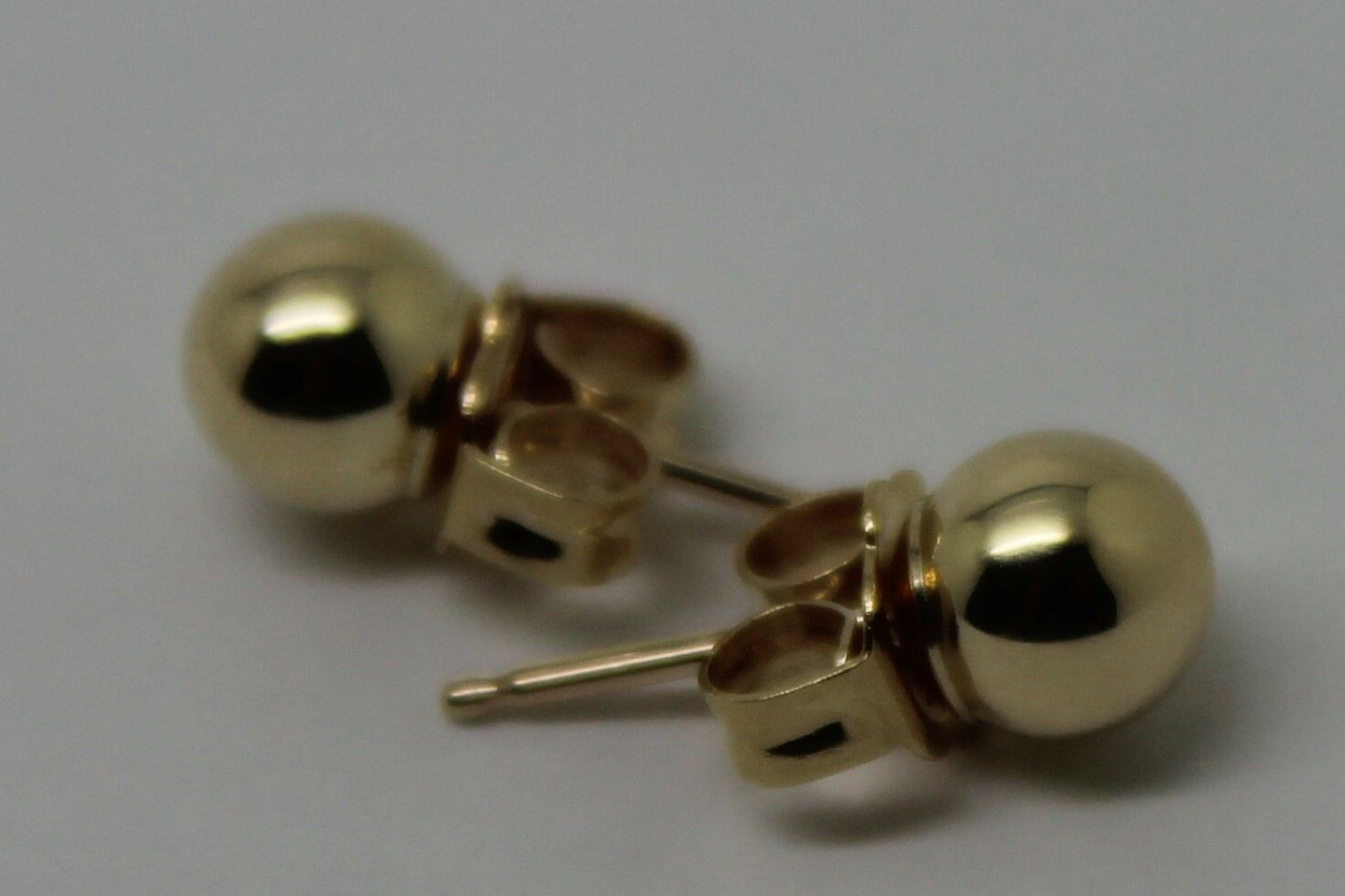 Kaedesigns New 14ct Yellow Gold 5mm Stud Ball Earrings