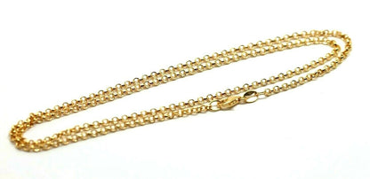 Genuine 9ct Yellow Gold Belcher Chain Necklace 50cm 5.6 grams