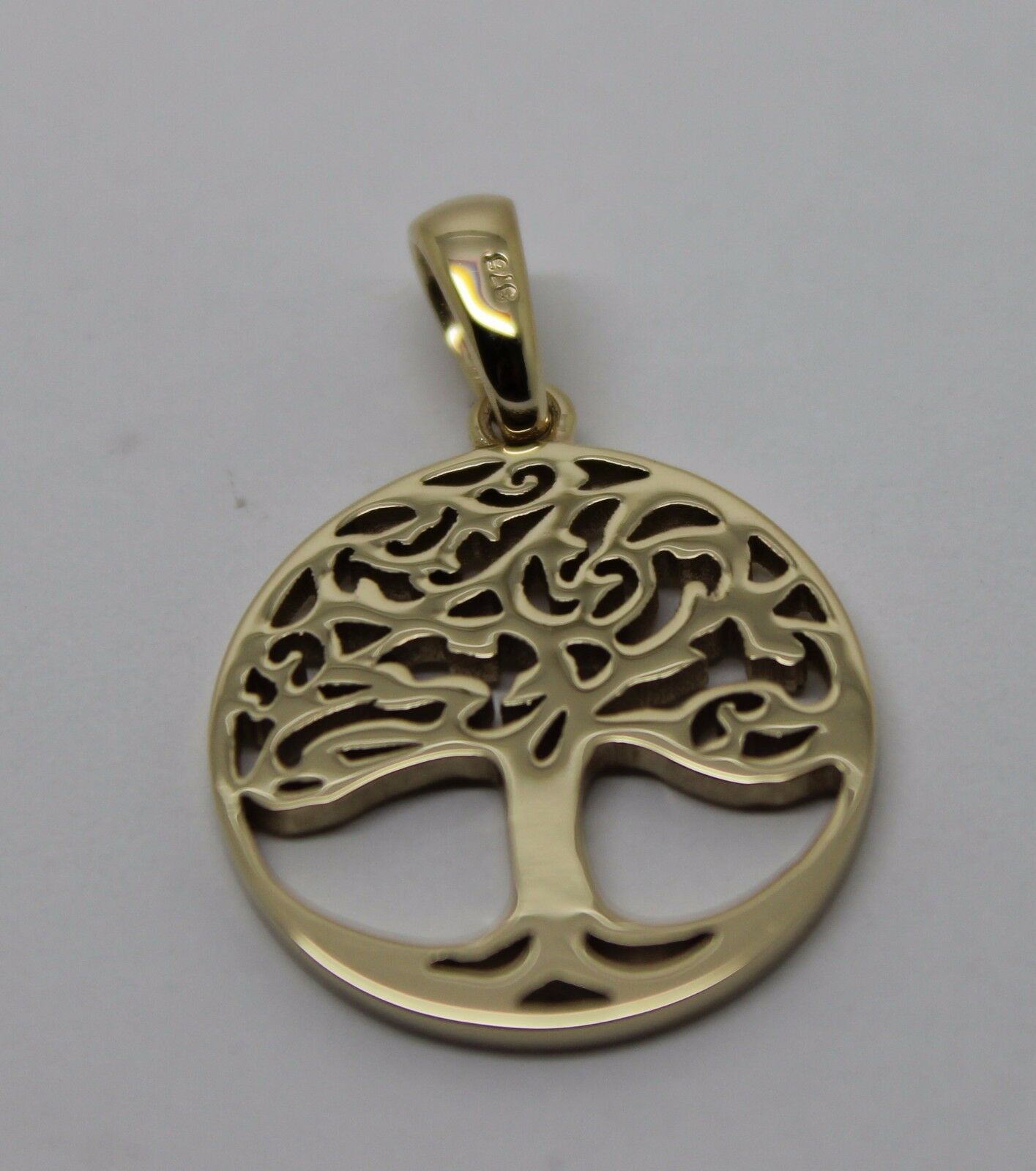 Kaedesigns New Genuine 9ct Yellow, Rose or White Gold Oval Filigree Tree Of Life Pendant