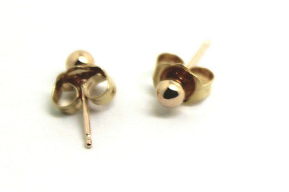 Kaedesigns, New 9ct 9k Yellow Gold 3mm Stud Ball Earrings