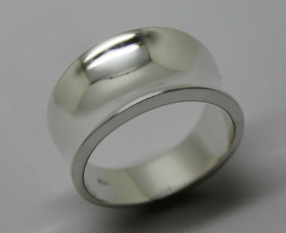 Kaedesigns, New Genuine Full Solid Sterling Silver Concave Dome Ring 250