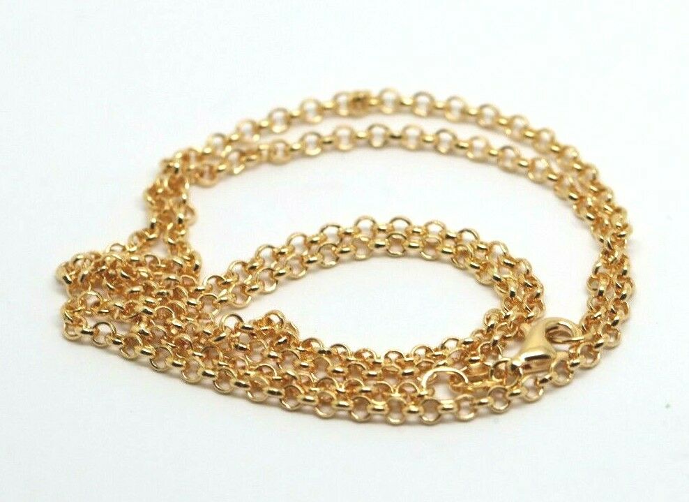 Genuine 9ct Yellow Gold Belcher Chain Necklace 50cm 5.6 grams