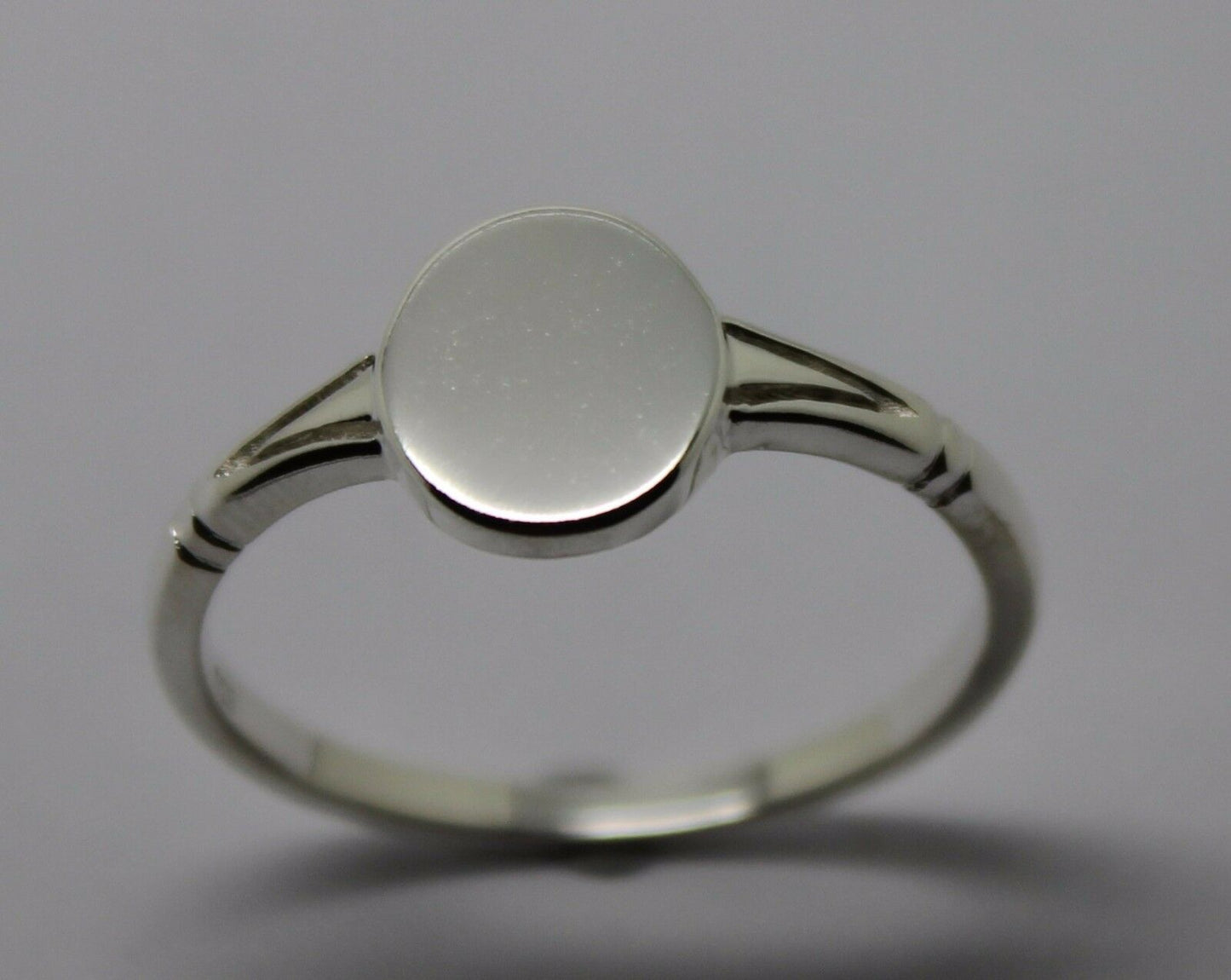 Kaedesigns New Size R Solid Sterling Silver 925 Oval Signet Ring