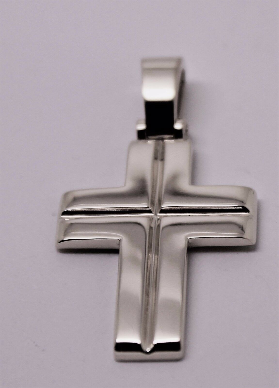 Kaedesigns, Large Heavy 9ct Yellow Or Rose Or White Gold Solid Cross Pendant