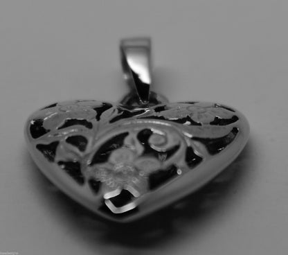 Kaedesigns New 9ct Yellow Gold or White Gold or Rose Gold 21mm Heart Pendant