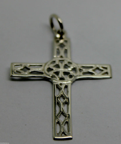 Kaedesigns Genuine Sterling Silver 925 Delicate Filigree Celtic Cross Pendant