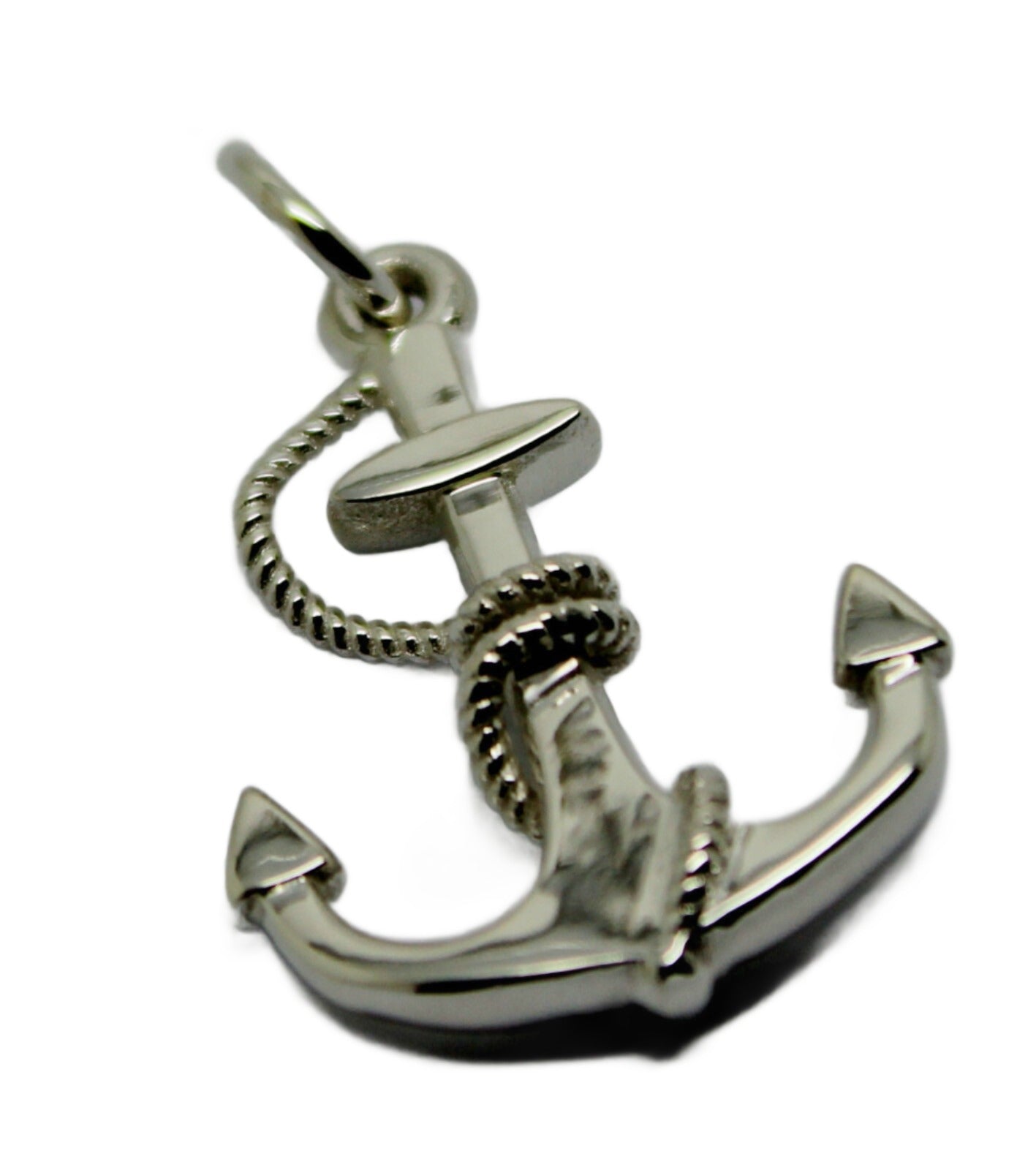 Kaedesigns New Large Sterling Silver Solid Anchor Boat Pendant / Charm