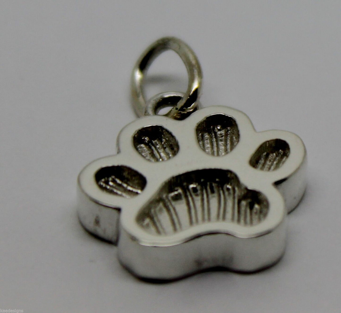 Kaedesigns New Heavy Genuine Sterling Silver 925 Dog Animal Paw Print Pendant