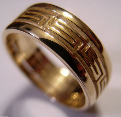 Kaedesigns, New Genuine Heavy 9ct 375 Solid Gold Large Celtic Ring In Your Size