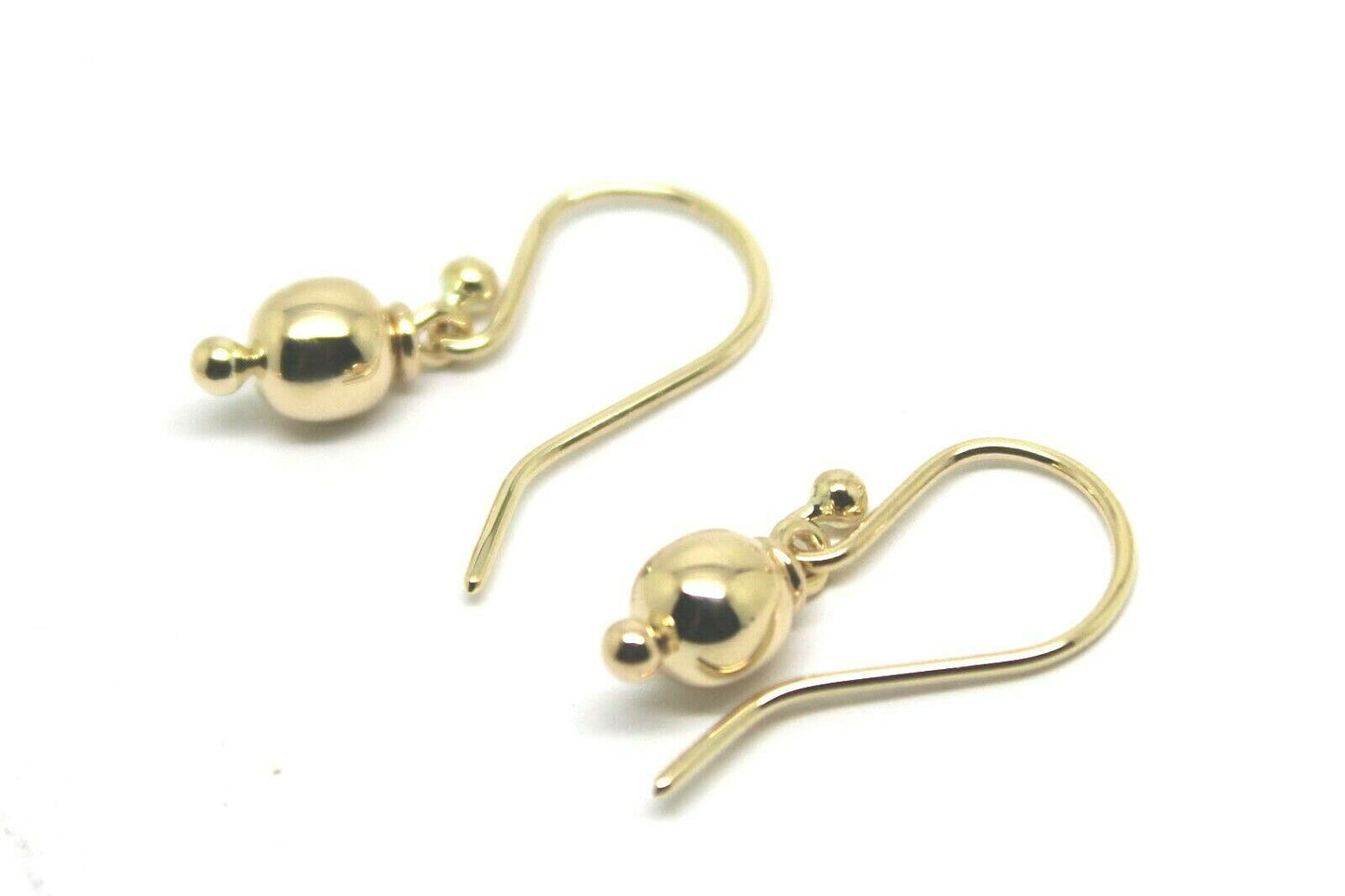 Kaedesigns New Genuine 9ct 9k Yellow, Rose or White Gold 6mm Hook Ball Earrings