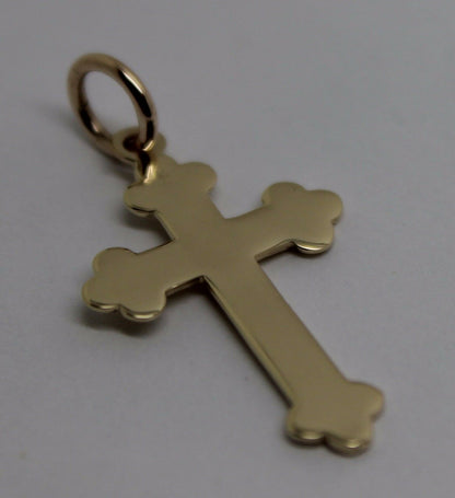 Kaedesigns, New Genuine New 375 9ct Yellow or Rose or White Gold Cross Pendant