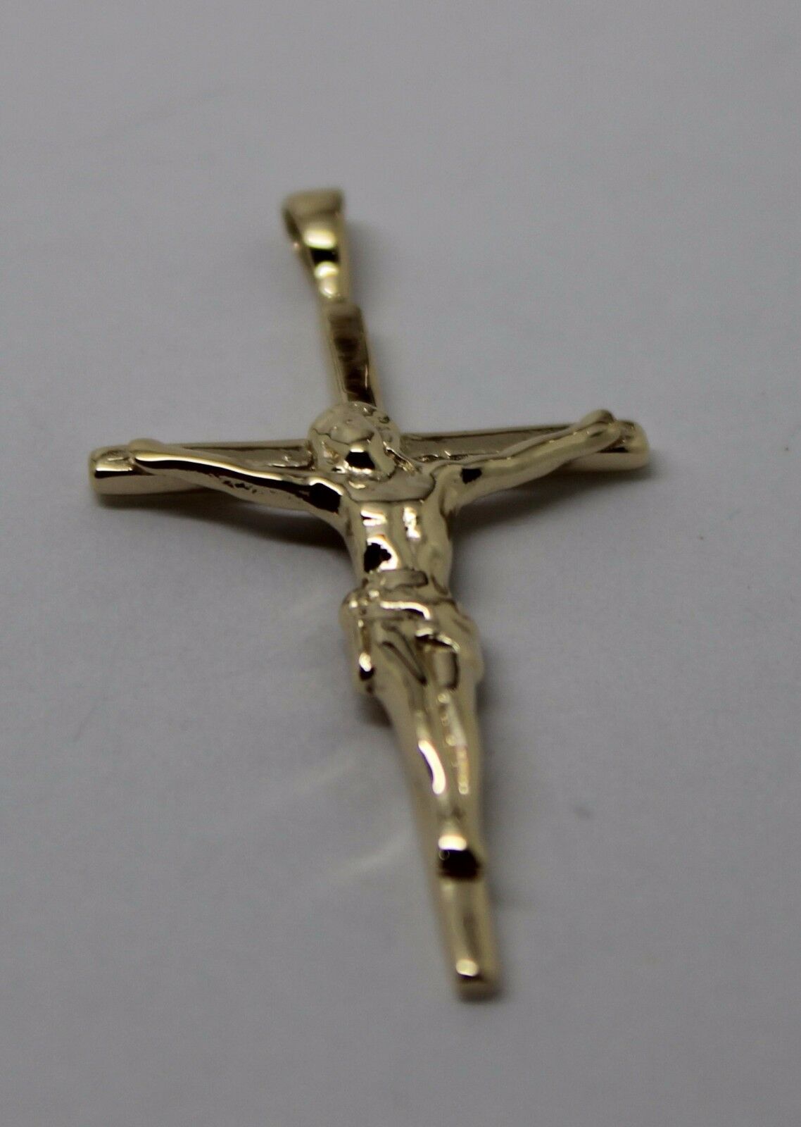 Genuine 9ct Yellow or Rose or White Gold or Sterling Silver Crucifix Cross pendant